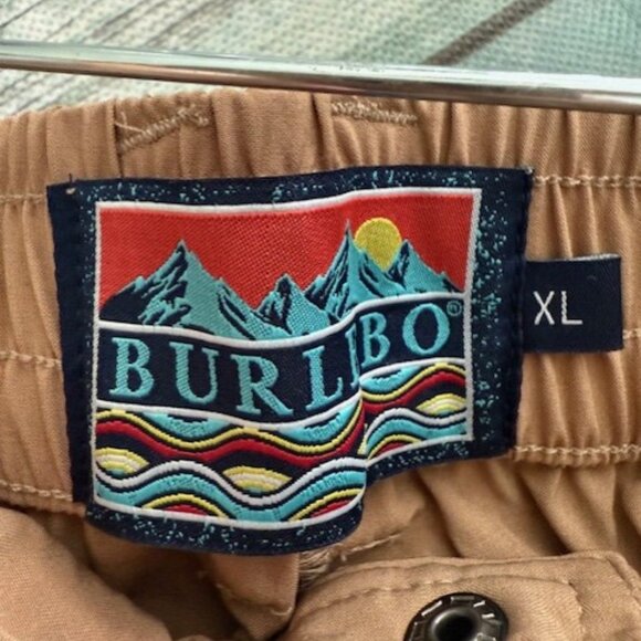 NWT Burlebo Casual Shorts XL Tan Khaki - Picture 8 of 8
